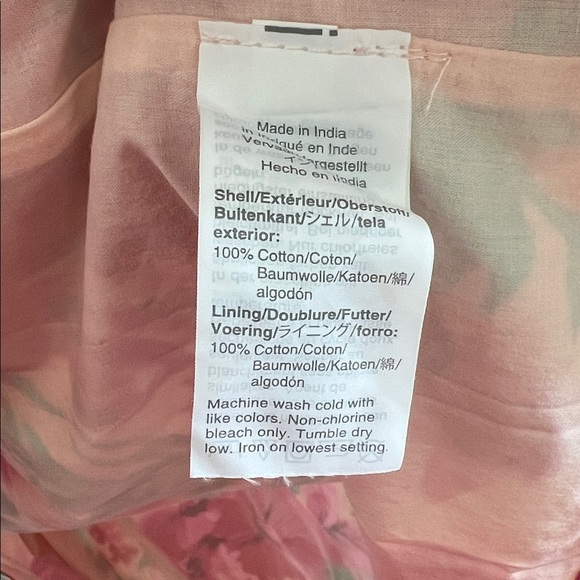 J.Crew Women's Cotton Floral Wrap Dress 00 - Picture 7 of 10